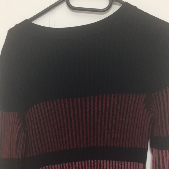 Ladies maxi dress ,ribbed and long sleeves - Picture 7 of 11